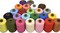 Sewing Thread 24 Colors Sewing Industrial Purpose for Machine and Hand Stitching 1000 Yards Polyester
